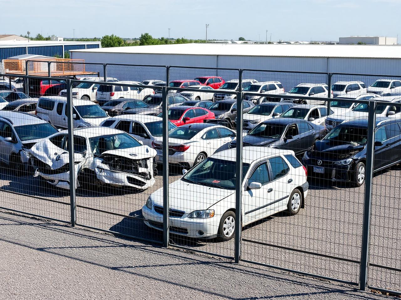Plateforme de stockage des véhicules accidentés Active Dépannage 88